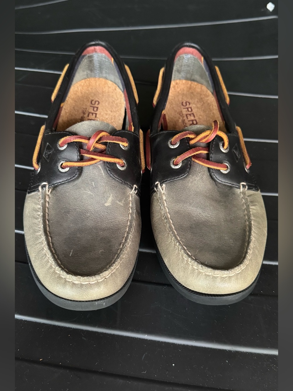 Sperry Two-Tone Brown and Tan Men's Boat Shoes